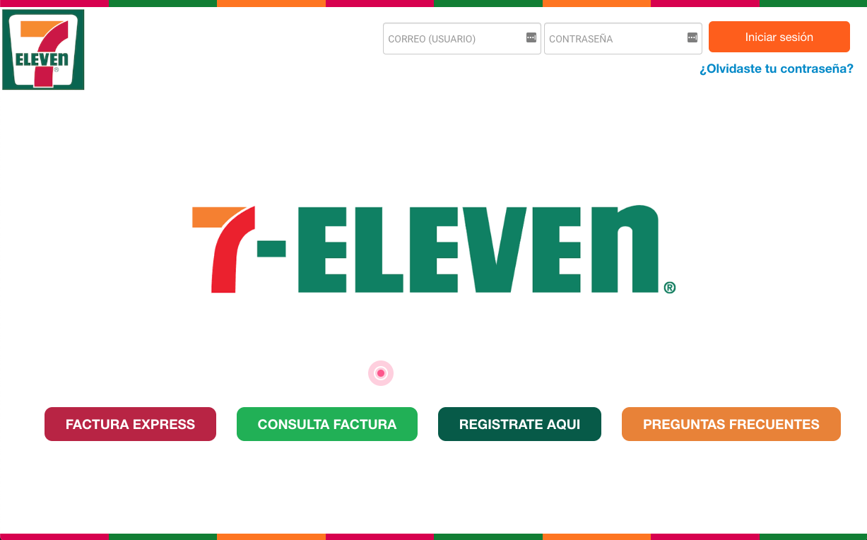 Acceso al portal de facturación de 7-Eleven Acceso al portal de facturación de 7-Eleven