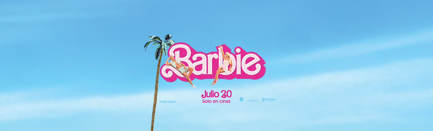 Barbie, solo en cines, una aventura única en un nuevo mundo.